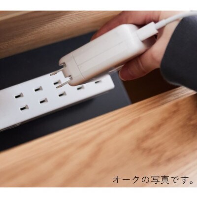 【収納付きデスク】ワアクステーション　パソコンデスク　ウォールナット　幅120cm