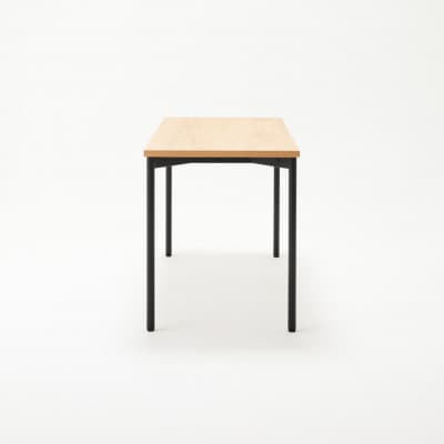 【ワークデスク】パソコンデスク　TypeA オーク/ブラック　幅120cm×奥行60cm