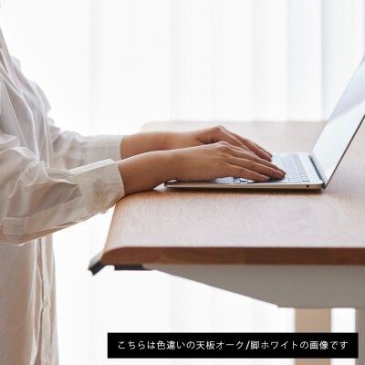 【電動昇降デスク】幅120cm ワアクスタンディングプロ ウォールナット シェルフ付