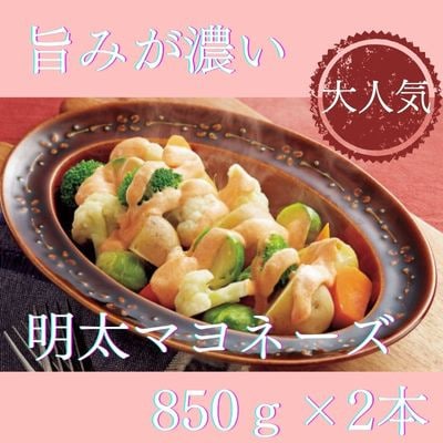 【大人気】明太マヨネーズ　850g×2本