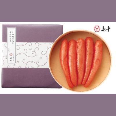 北海道産近海子使用・大吟醸仕込み辛子明太子一本物　240g