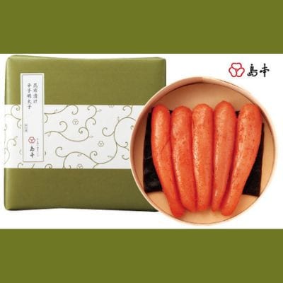 北海道産近海子使用・昆布漬け辛子明太子一本物　240g