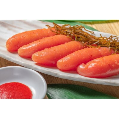 博多あごだし明太子300g×1/博多もつ鍋セット(みそ味)3～4人前(大川市)