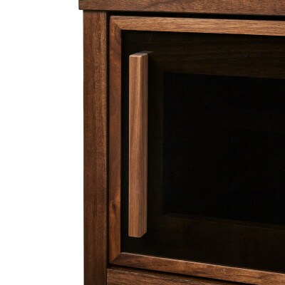 テレビボード　ヨウロウ　ウォールナット/150サイズ/スチール丸脚Loタイプ