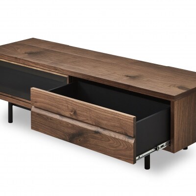 テレビボード　ヨウロウ　ウォールナット/150サイズ/スチール丸脚Loタイプ