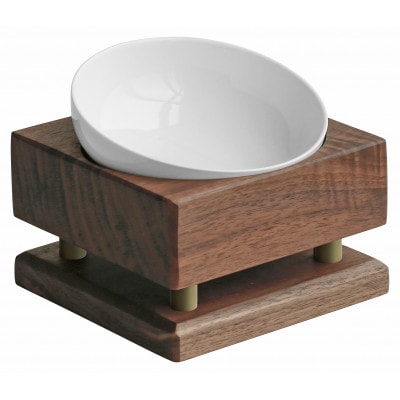 大川家具　ネコ用フードボウル【王家の食卓】