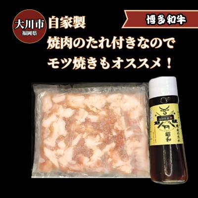 博多和牛もつ鍋用 ホルモン500g(大川市)