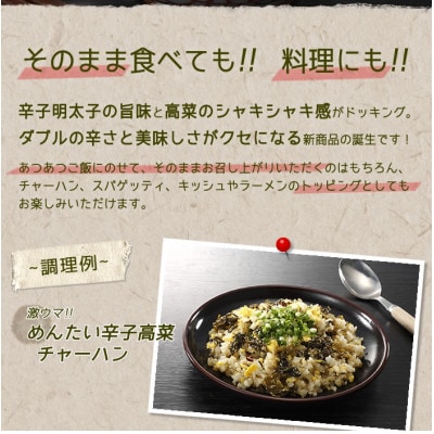 博多ふくいちのめんたい辛子高菜200g×4袋(大川市)