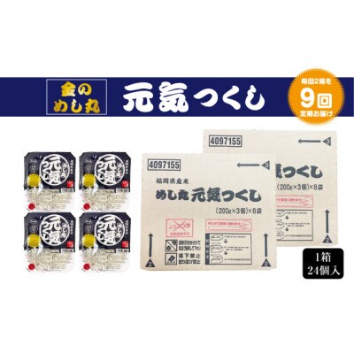 合計48パック!「金のめし丸」福岡県産米 めし丸元気つくしパックご飯(3P×8袋×2箱)(大川市)