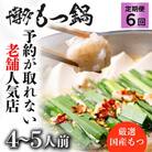 【毎月定期便】老舗人気店 博多もつ鍋4～5人前(大川市) 全6回