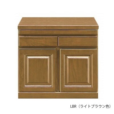 60幅　家具調仏壇　ロータイプ　ライトブラウン色