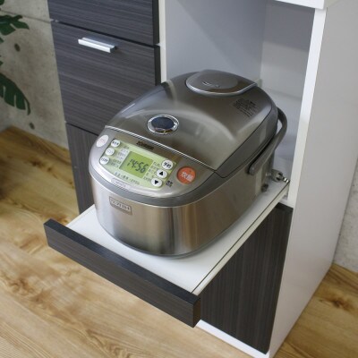 幅60cm レンジ台 【ライフ】 ブラウン色