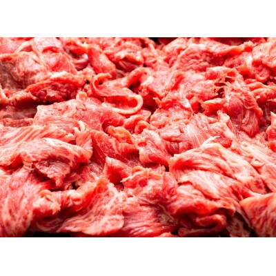 【毎月定期便】博多和牛A4ランク以上切り落とし 訳あり! 1kg(500g×2個)(大川市)全3回