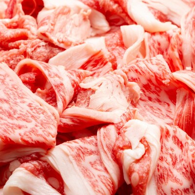 【毎月定期便】博多和牛A4ランク以上切り落とし 訳あり 1.6kg(400g×4個)(大川市)全6回