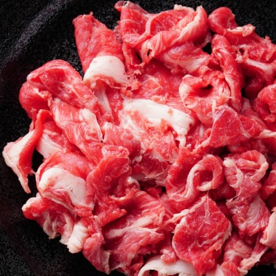 【毎月定期便】博多和牛A4ランク以上切り落とし　訳あり!　400g(大川市)全12回