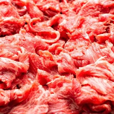 【毎月定期便】博多和牛A4ランク以上切り落とし　訳あり!　1kg(500g×2個)(大川市)全12回