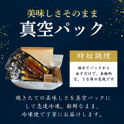 うなぎ蒲焼222g×3尾(大川市)