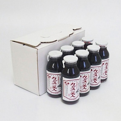 カシスde美人180ml(果汁20%) 8本入り