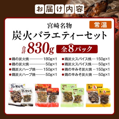 宮崎名物 炭火バラエティーセット