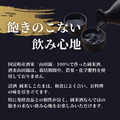 清酒　純米酒しこたま　720ml　2本セット