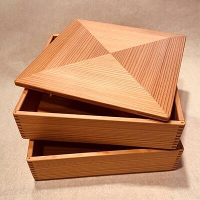 みやざき杉の二段重(7寸)