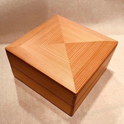 みやざき杉の二段重(7寸)
