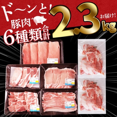 豚肉バラエティー詰合せセット 2.3kg(国富町)