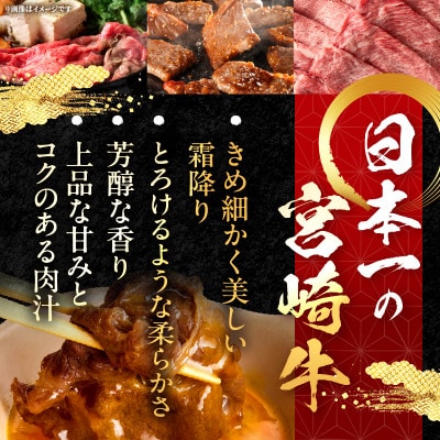 宮崎牛赤身(ウデorモモ)焼肉 計1kg(国富町)