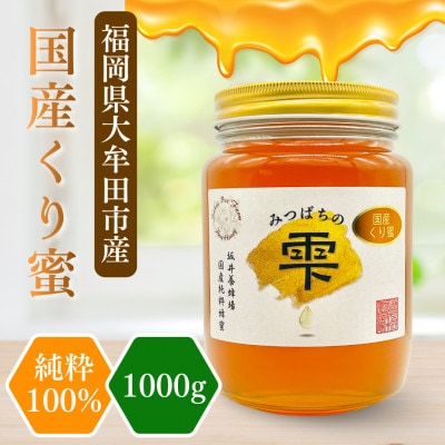 みつばちの雫　国産くり蜂蜜　1000g