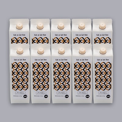 デカフェベース　加糖　1000ml×10本　カフェインレス　希釈用　大人気のカフェオレの素