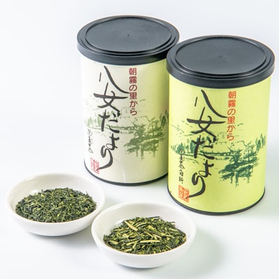八女だより(上深蒸し茶200g、極上深蒸し白折茶80g)