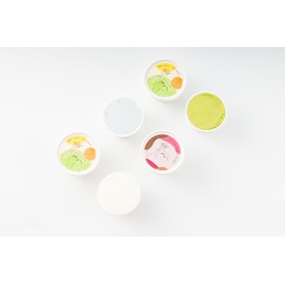 福岡県産 農家が作る本格ジェラート　乳製品フリーおまかせ3種セット×各2つ　計6個