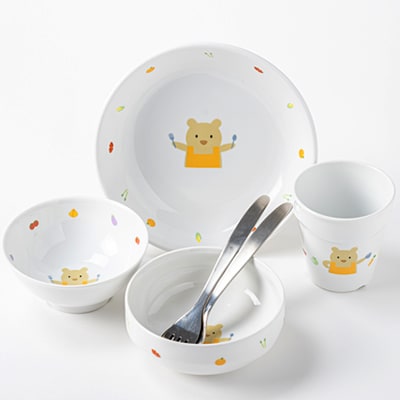 「もりもりベアー」幼児食器セット