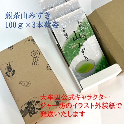 八女煎茶 山みずき 100g×3本