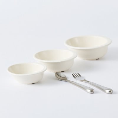 ユニバーサル食器セット(クラシックホワイト)