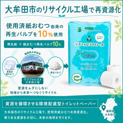 ラブフォレストロール12RS 計96ロール(大牟田市)