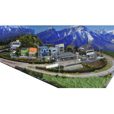 Nゲージ鉄道模型ジオラマレイアウト 単線 引き込み駅 90cm 60cm お礼品詳細 ふるさと納税なら さとふる