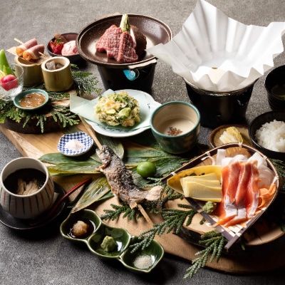 八丁の湯 ・ 山里の季節を愉しむ口福プラン 本館和室 3名様一室ご利用(1泊・2食付き)