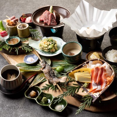 八丁の湯 ・ 山里の季節を愉しむ口福プラン 本館和室 4名様一室ご利用(1泊・2食付き)