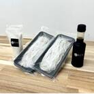 日光発 冷凍そばセット(冷凍そば160g×2P そばつゆ200ml×1本　そば湯の素120g×1P)