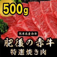 肥後の赤牛　特選焼肉500g(宇土市)　
