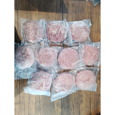 【毎月定期便】肥後の赤牛ハンバーグ　150g×10個　全3回