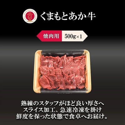 【GI認証】くまもとあか牛 焼肉用500g(宇土市)