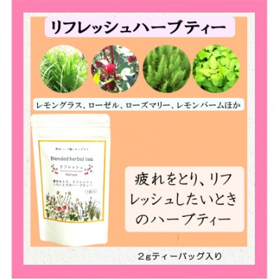 【熊本ハーブ園レモングラス産】ハーブティーくつろぎセット　ブレンド・シングル計9袋