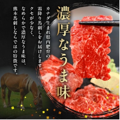 熊本 馬刺し 霜降り200g