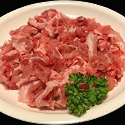 かごしま黒豚「優美豚」ミックス小間切れ肉1.2kg【数量限定】