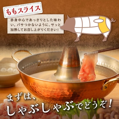鹿児島県産黒豚「優美豚」ももスライス