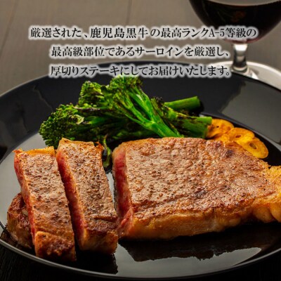 鹿児島黒牛　サーロインステーキセット　約600g(約300g×2枚)