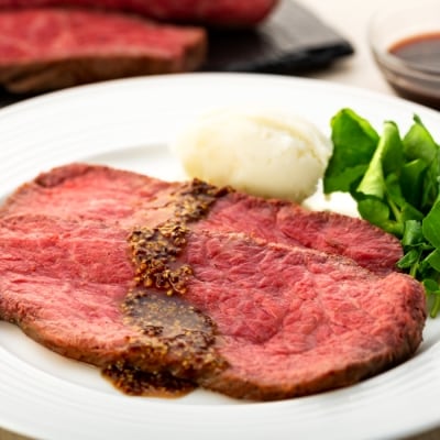 鹿児島黒牛モモ肉ブロック(約500g)