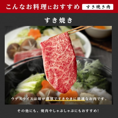 鹿児島黒牛ウデスライスセット(900g)【D-3501】